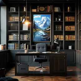 Majestic Mountain Landscape Poster