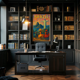 Brazil A Vibrant Celebration Poster 18x24 Wall Art