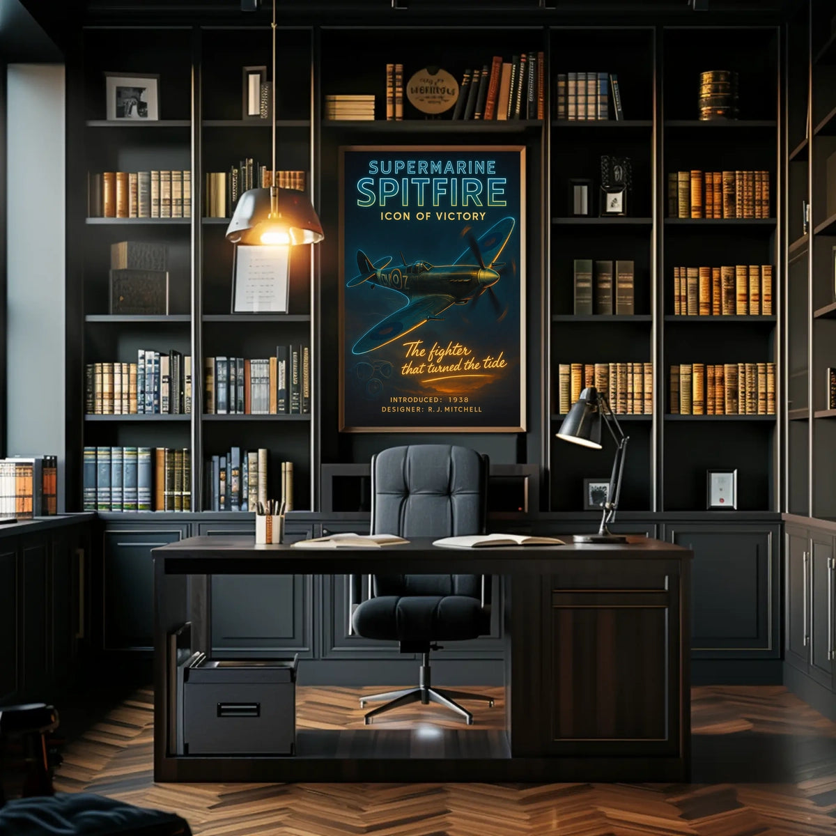 Supermarine Spitfire Icon of Victory Poster