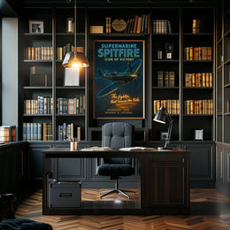 Supermarine Spitfire Icon of Victory Poster