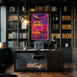 Fly To Paris Poster