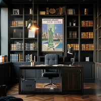 American Airlines New York Poster PosterGoat