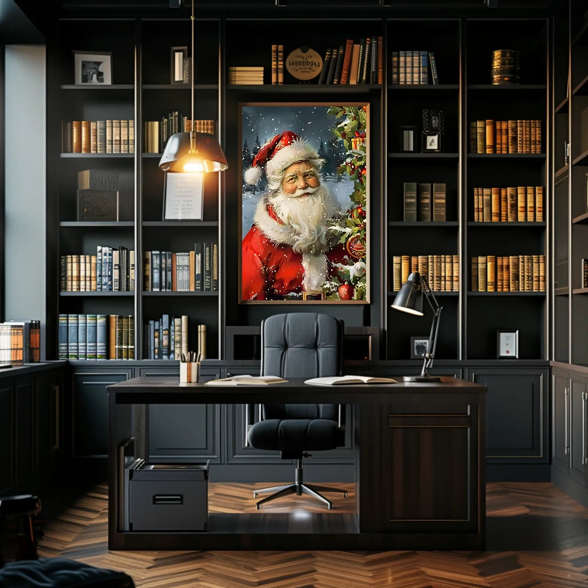Santa Claus in a Winter Wonderland Poster