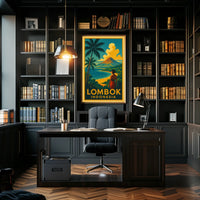 Lombok, Indonesia Poster