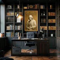 Carl Linnaeus Architect of Botanical Order Poster