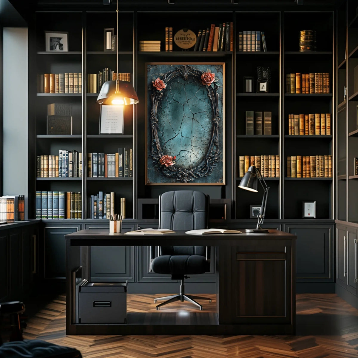 Ornate Vintage Beauty & Decay Art Print Abstract Poster