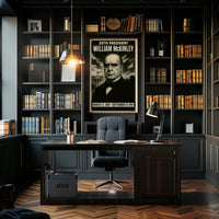 William Mckinley 25Th President Poster