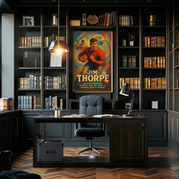 Honoring a Sports Icon Jim Thorpe Poster