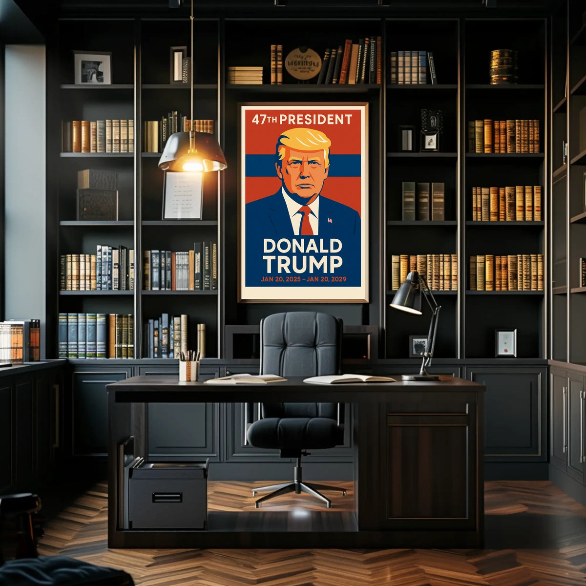 Trump Visionary Leader Pop Art Patriotic Poster