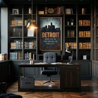 Detroit Join Us in the Heart of the City Poster PosterGoat