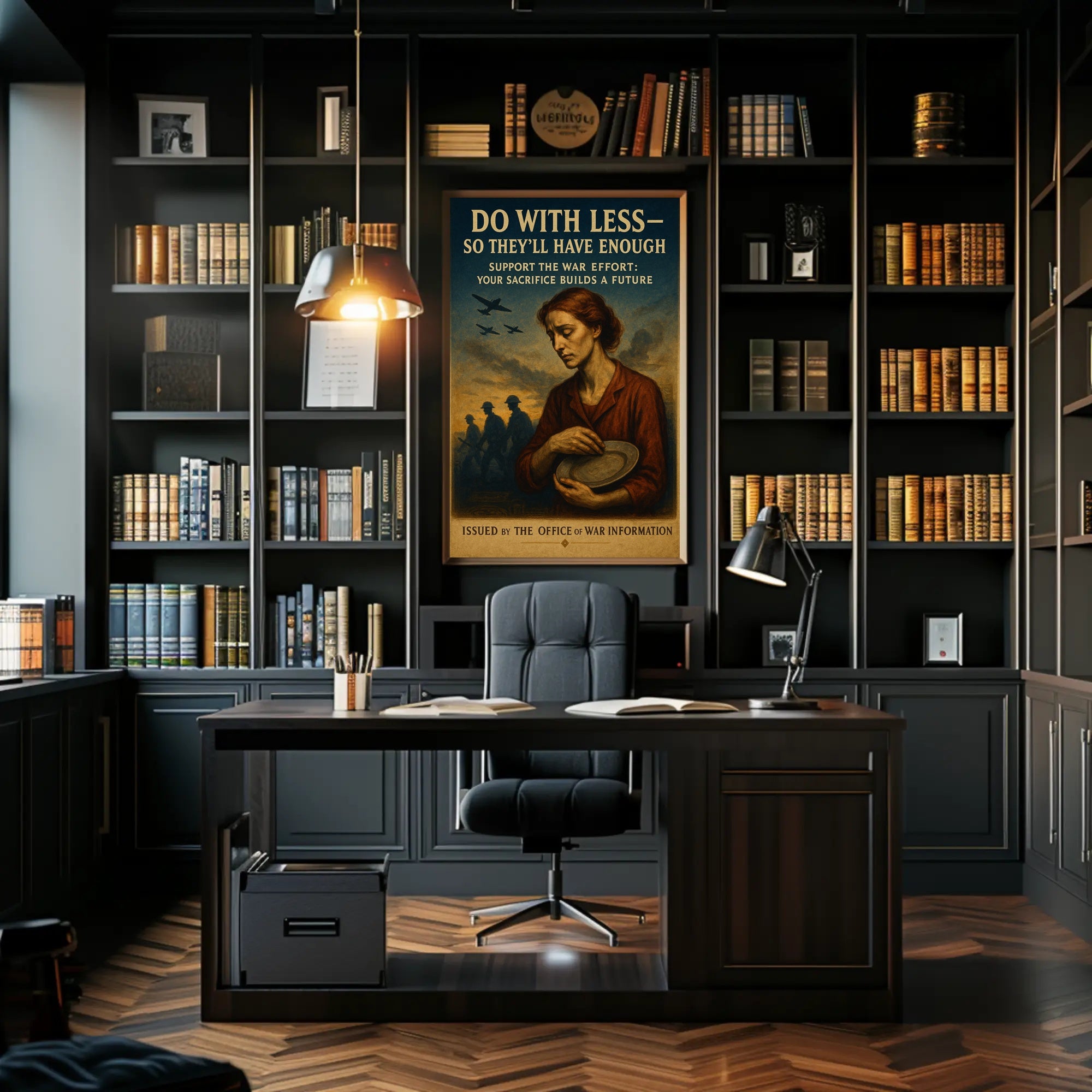 Do With Less for the War Effort Poster