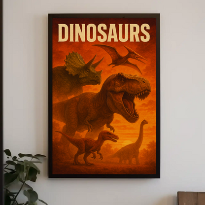 Dinosaurs Movie Poster 1 Vintage Poster
