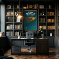 Asian Arowana Majesty of the Waters Poster