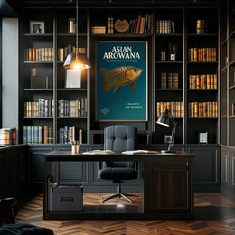 Asian Arowana Majesty of the Waters Poster