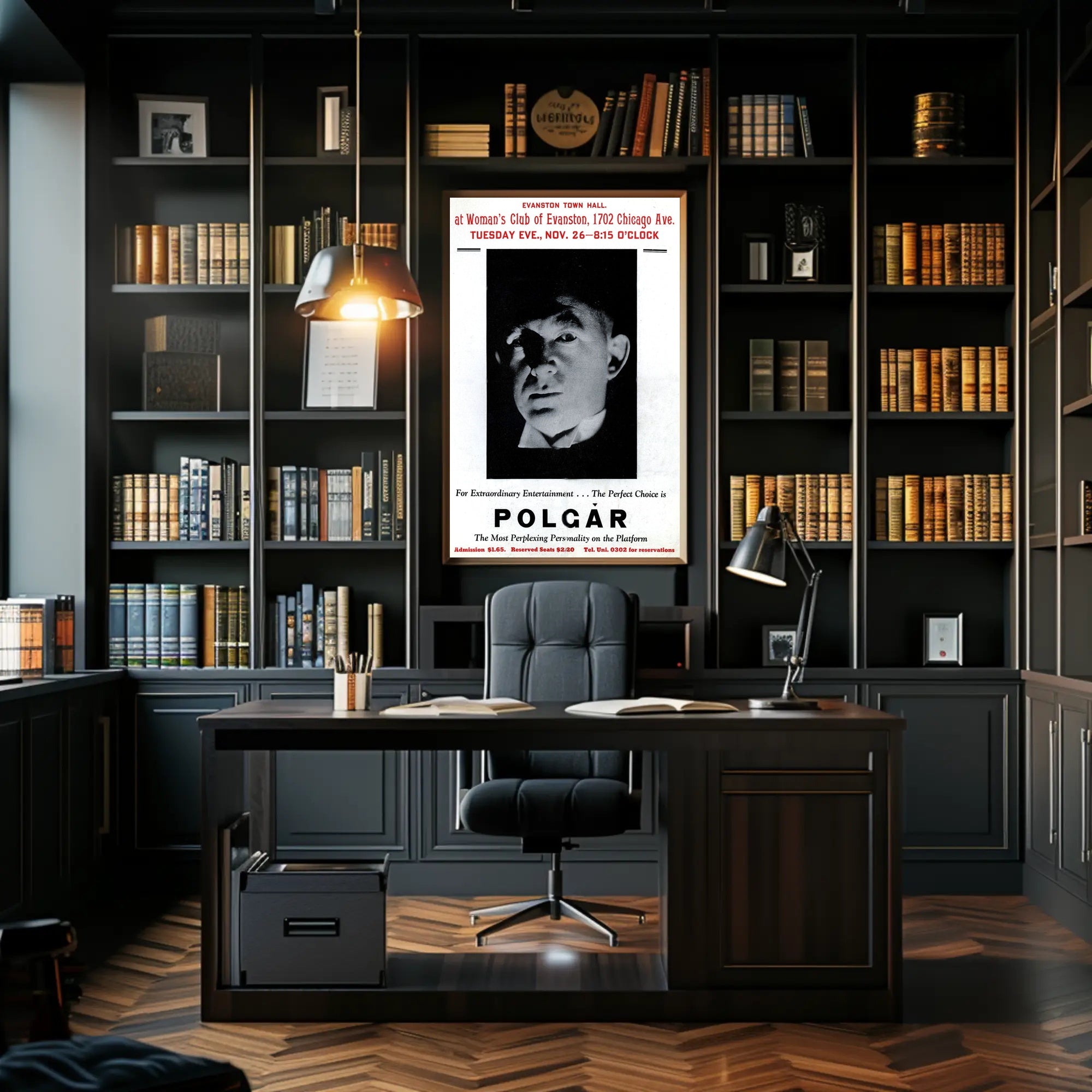 Polgar Mystique Performance Poster Historical or Presidential Poster
