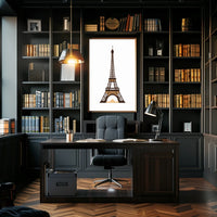 Eiffel Tower Modern Minimalist Travel Poster