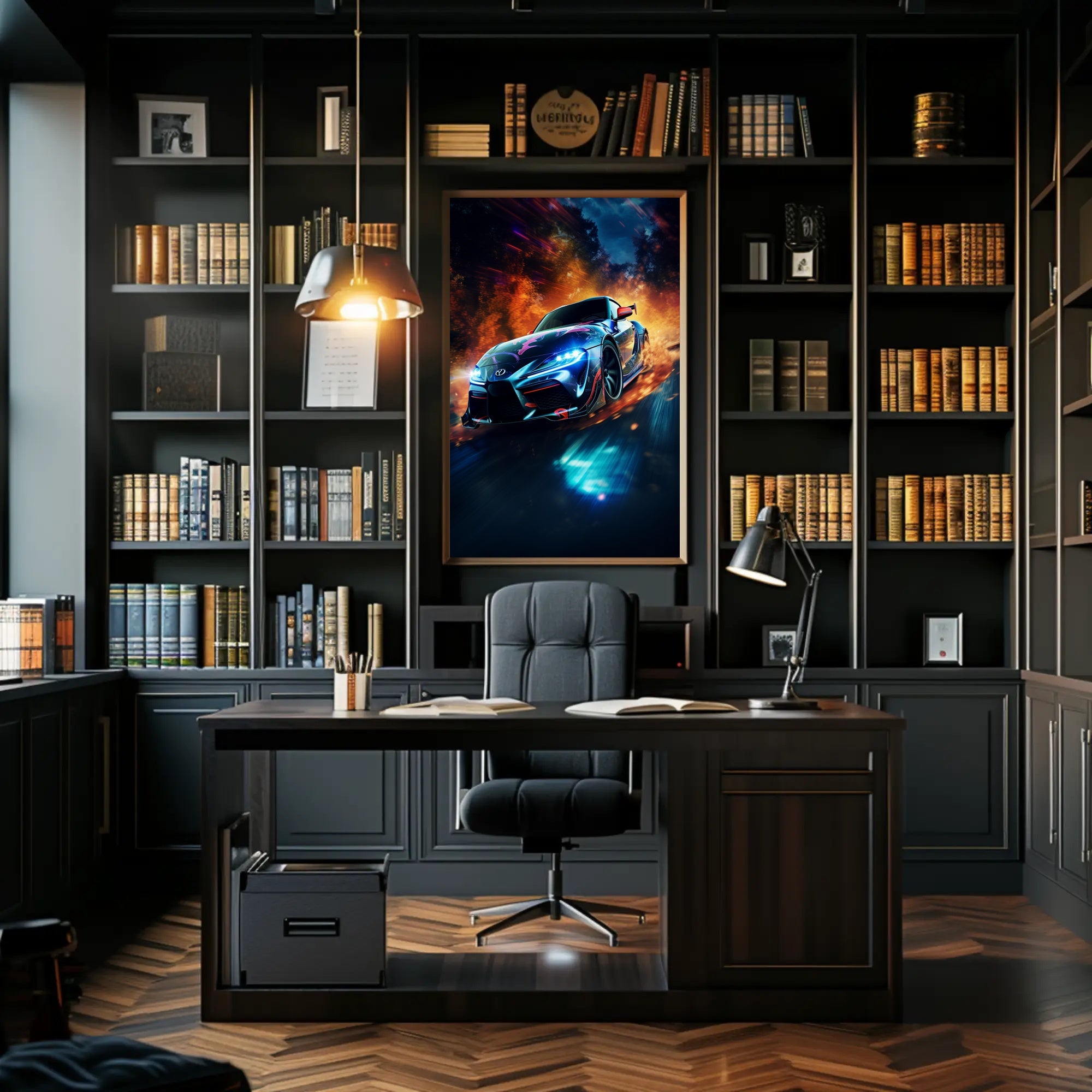 Racing Inferno Poster PosterGoat