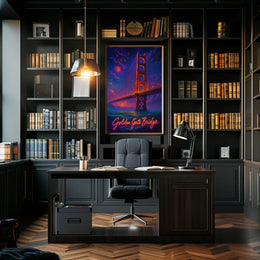 Golden Gate Bridge at Dusk Poster