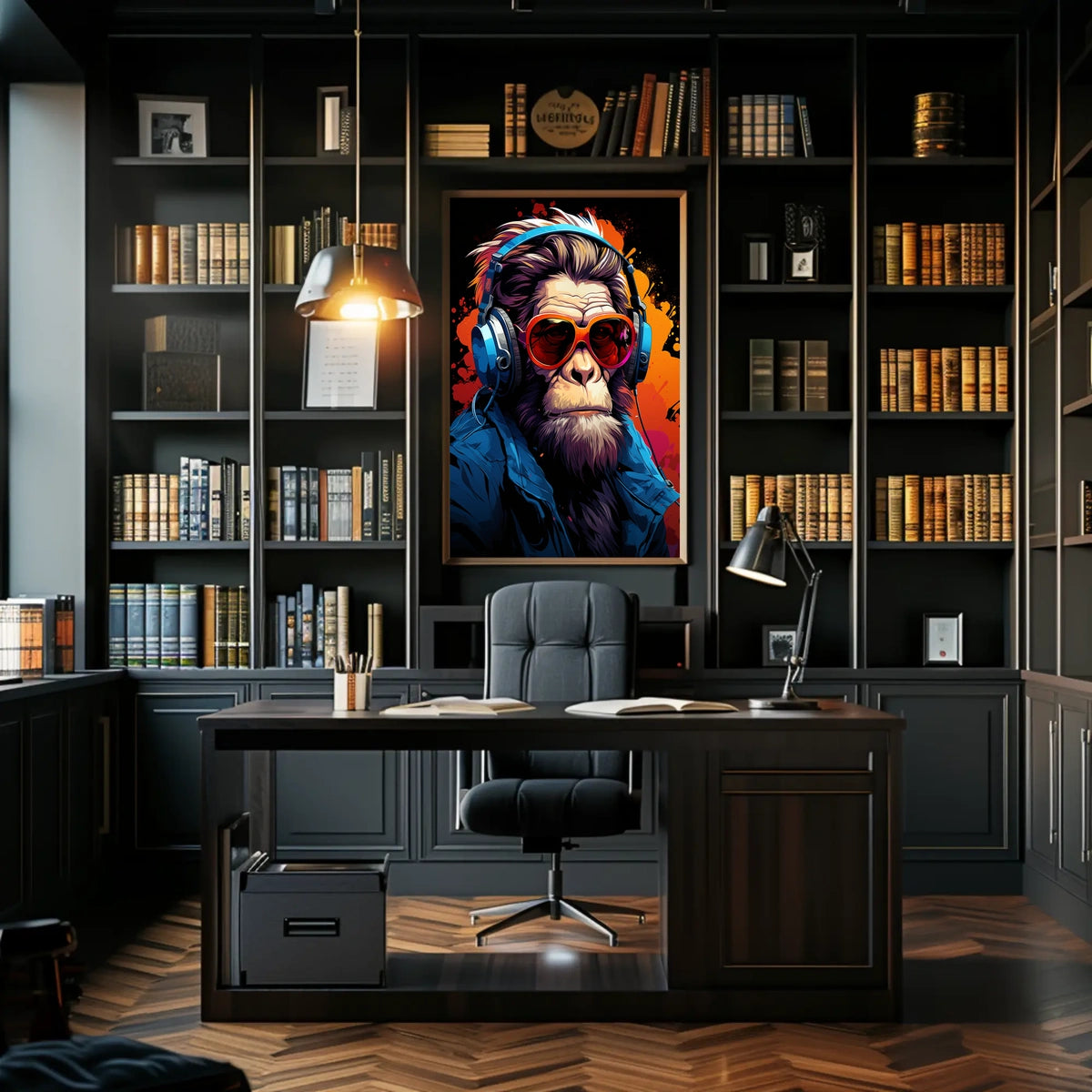 Funky Monkey Vibes Poster