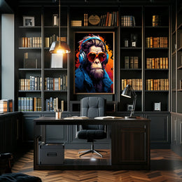 Funky Monkey Vibes Poster