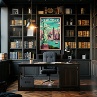 New York City Skyline Poster