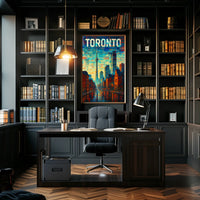 Toronto Cityscape Poster