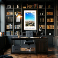Sulaymaniyah Cityscape: Dynamic Kurdistan Travel Poster PosterGoat