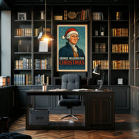 George Washington Christmas Poster