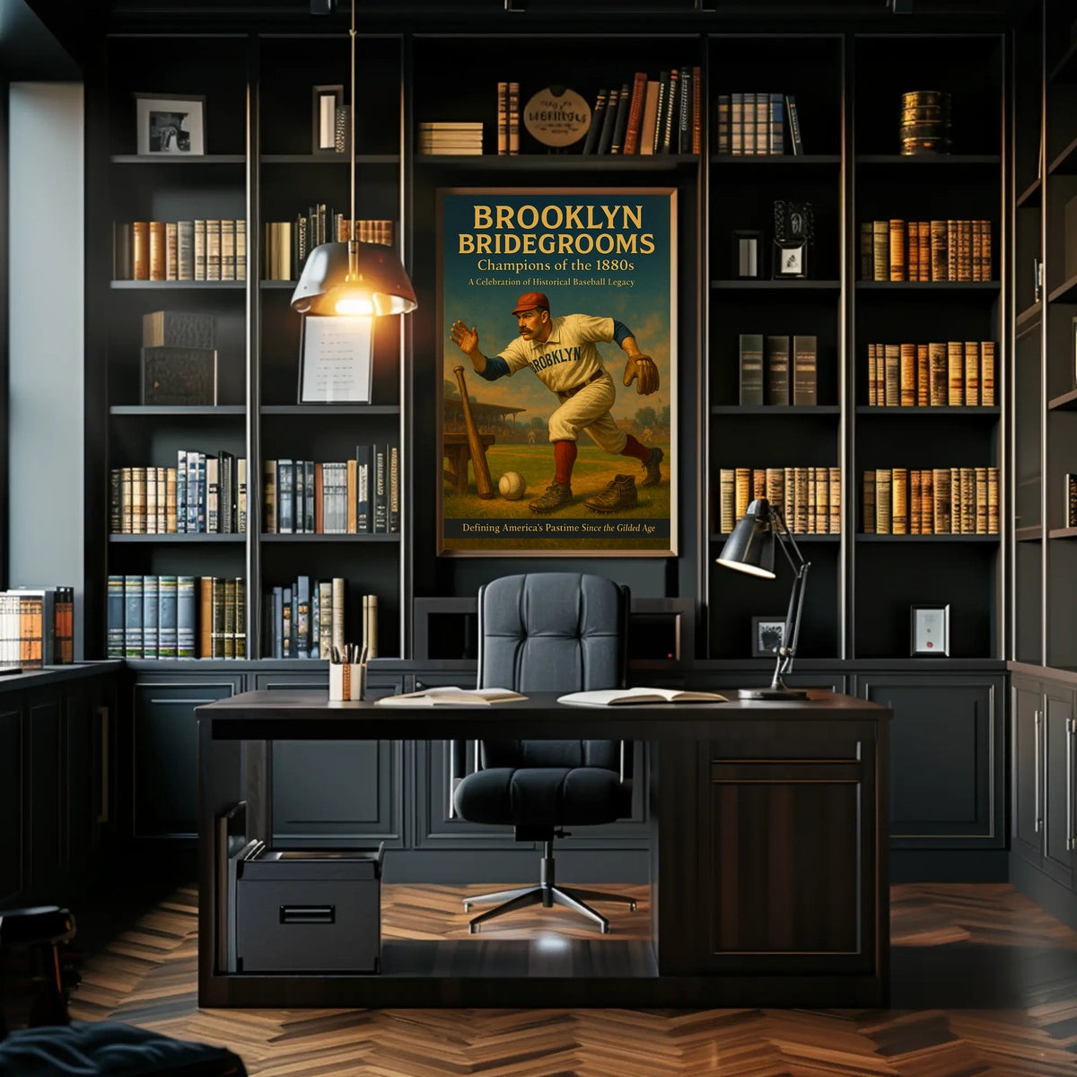 Brooklyn Bridegrooms Champions of the 1880s Poster