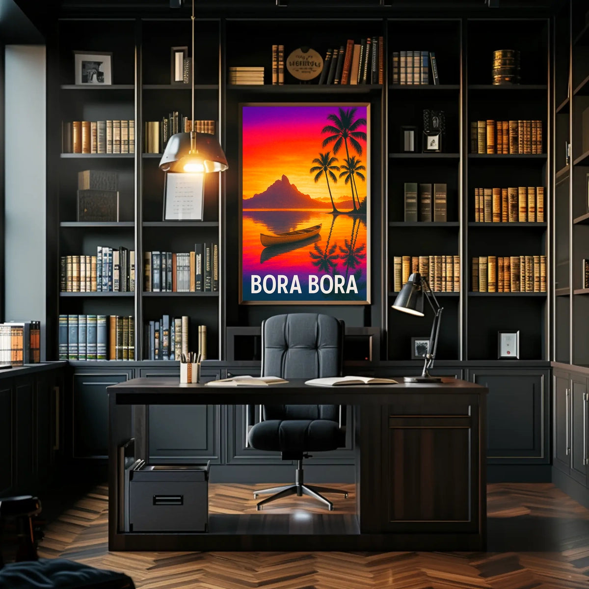 Bora Bora Sunset Poster