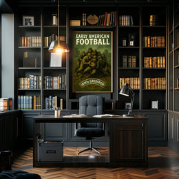 Early American Football 1890s Gridiron Poster PosterGoat