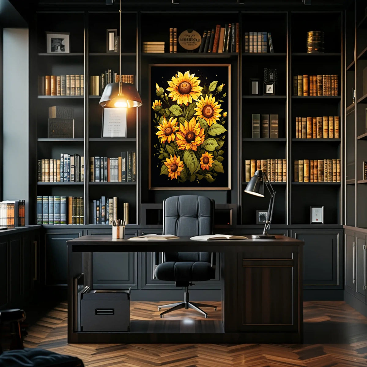 Sunflower Symphony Poster