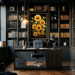 Sunflower Symphony Poster