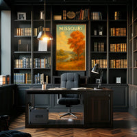 Missouri Autumn Landscape Poster