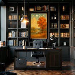 Missouri Autumn Landscape Poster