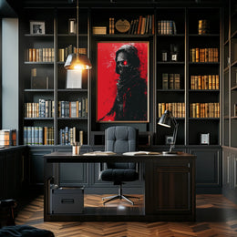 Dark Reaper Modern Gothic Art Poster Print PosterGoat