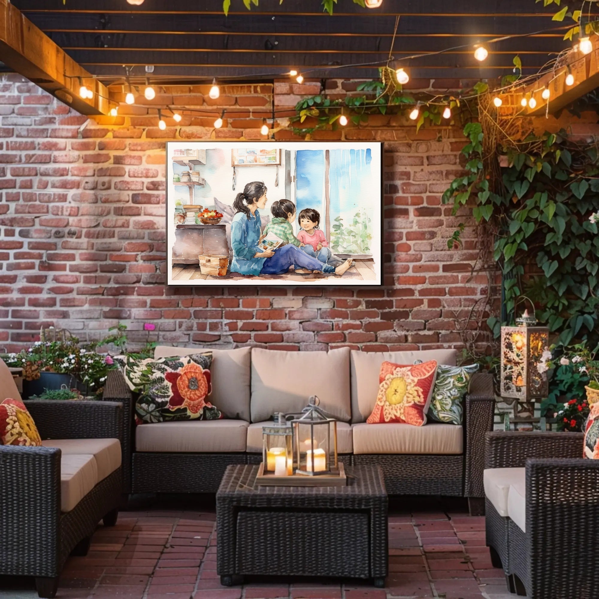 A Cozy Afternoon at Home Poster PosterGoat