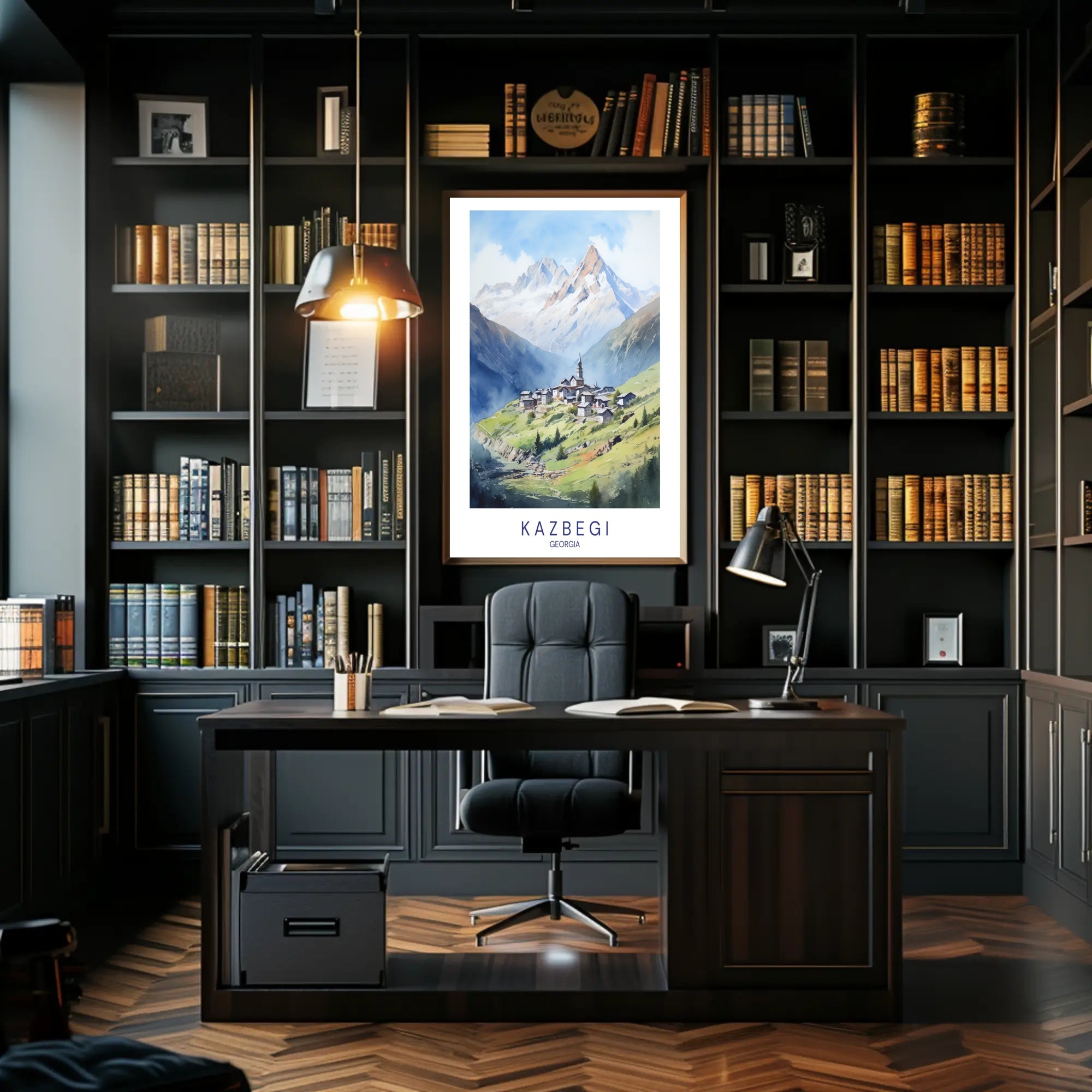 Kazbegi Scenic Beauty Travel Poster PosterGoat