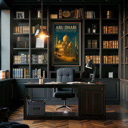 Abu Dhabi Poster Tradition and Innovation in Perfect Harmony Urban or Cityscape Poster