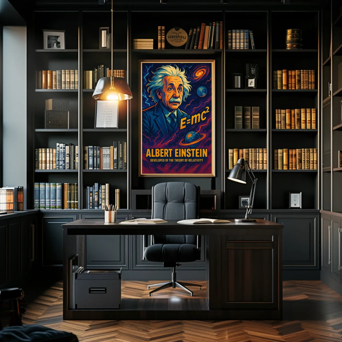 Albert Einstein Theory Of Relativity Poster