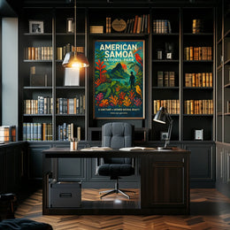 American Samoa Paradise National Park Poster
