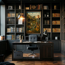 Arkansas The Natural State Poster