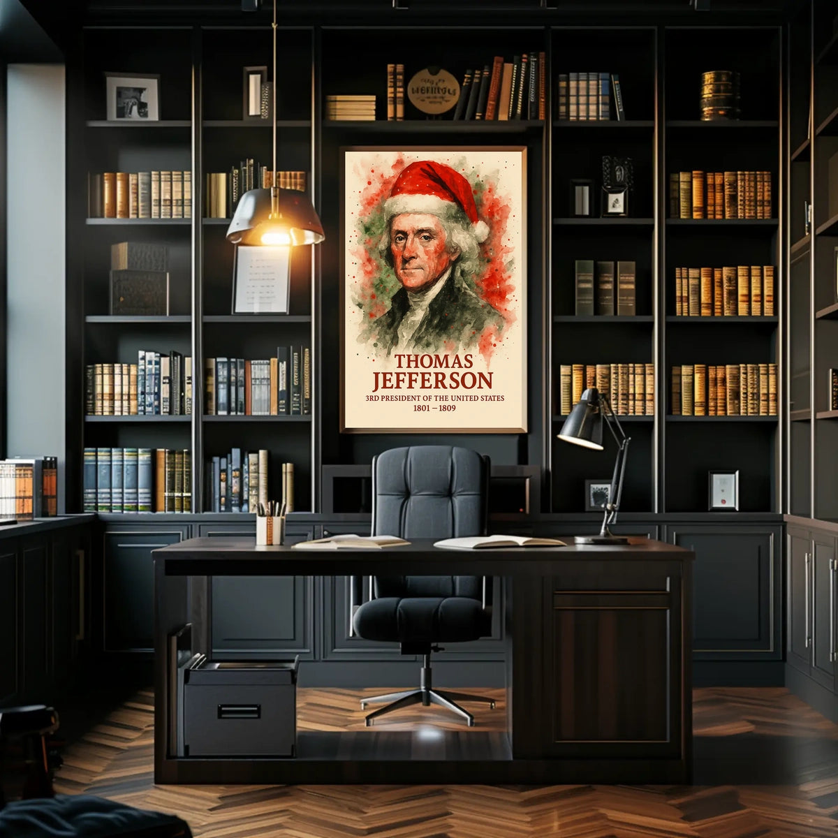 Thomas Jefferson Stylized Historical Presidential Poster