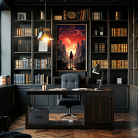 Dystopian Sunset Poster