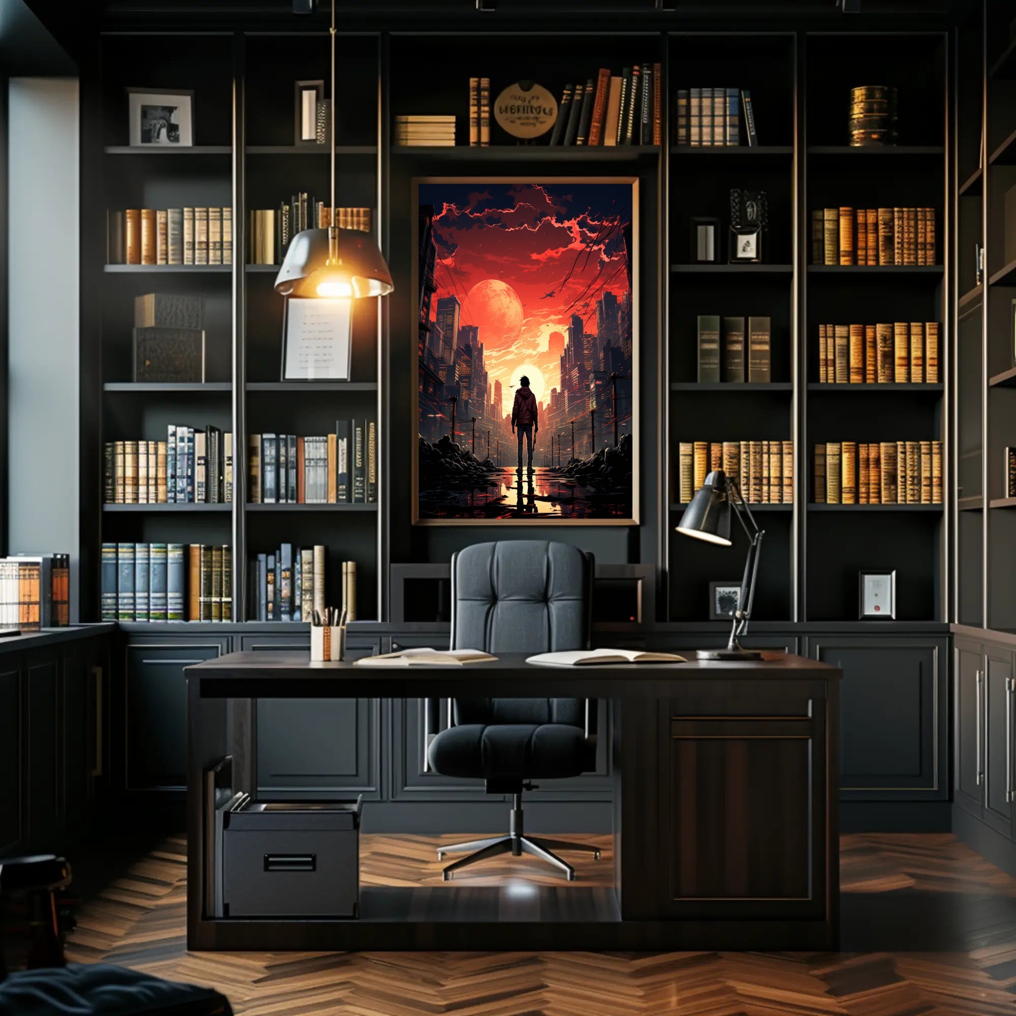 Dystopian Sunset Poster