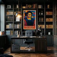 Christopher Columbus Mosaic Poster