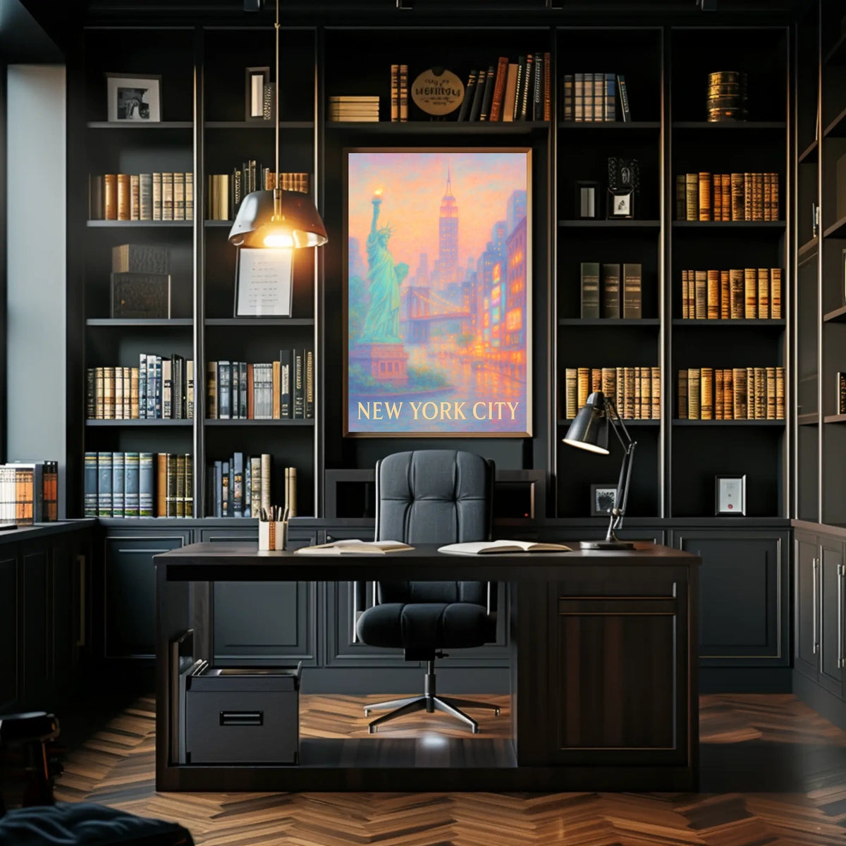Dreamy New York Cityscape Poster