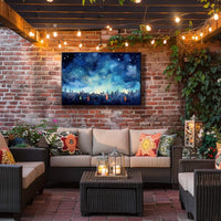 Starry Night Over the City Poster