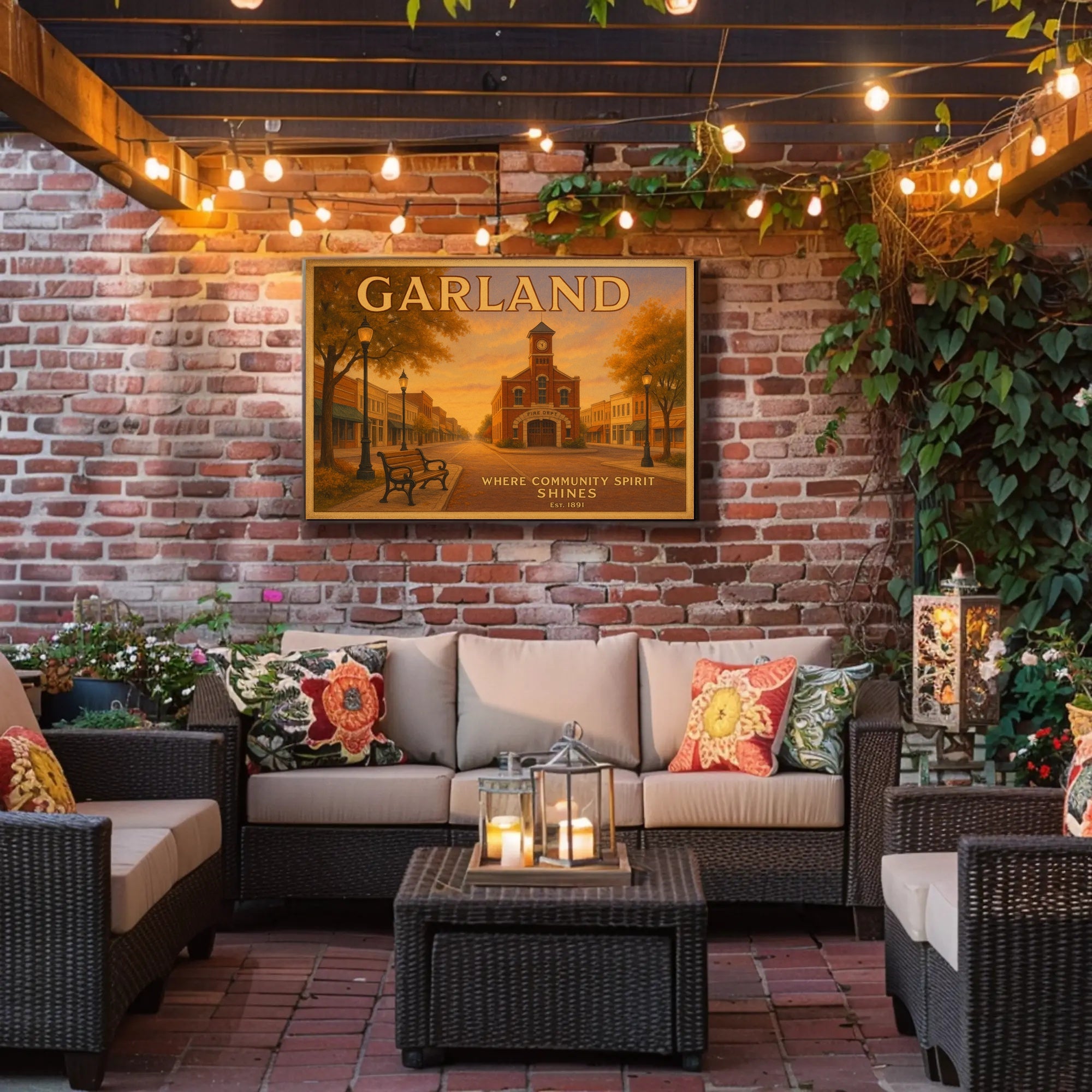 Garland Community Legacy Travel Poster