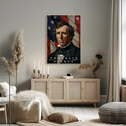 Franklin Pierce 14th President Of The United States Portrait